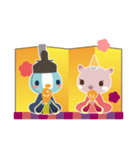 しんぷる保育『らこたんとぺんたくん』（個別スタンプ：14）