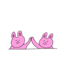 ひさしぶり、うさぎ。（個別スタンプ：3）