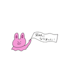 ひさしぶり、うさぎ。（個別スタンプ：6）
