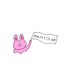ひさしぶり、うさぎ。（個別スタンプ：9）