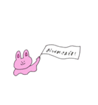 ひさしぶり、うさぎ。（個別スタンプ：10）
