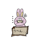 桃色兎さん（個別スタンプ：20）