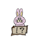 桃色兎さん（個別スタンプ：24）