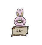 桃色兎さん（個別スタンプ：30）