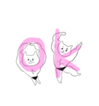 ねこちゃんワールド（個別スタンプ：3）