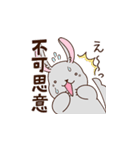 中国語＆日本語の敬語を話すチンチラ（個別スタンプ：14）
