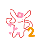 ふにゃふにゃうさぎ（個別スタンプ：33）