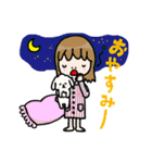 白バラちゃんと黒バラちゃん（個別スタンプ：6）