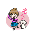 白バラちゃんと黒バラちゃん（個別スタンプ：10）