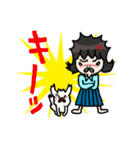 白バラちゃんと黒バラちゃん（個別スタンプ：21）