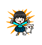 白バラちゃんと黒バラちゃん（個別スタンプ：23）