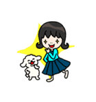 白バラちゃんと黒バラちゃん（個別スタンプ：32）
