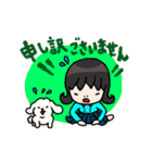 白バラちゃんと黒バラちゃん（個別スタンプ：33）