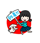 白バラちゃんと黒バラちゃん（個別スタンプ：39）
