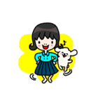 白バラちゃんと黒バラちゃん（個別スタンプ：40）