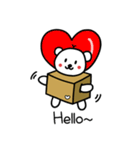 輪ぐま♥（個別スタンプ：1）