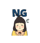 おかっぱ乳幼児（個別スタンプ：7）