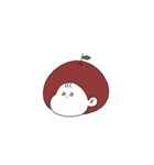 かぶってるな〜（個別スタンプ：3）