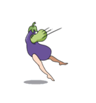 美脚なやさい（個別スタンプ：4）