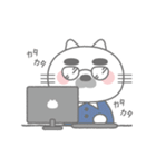 しろねこのねこたろう（個別スタンプ：17）
