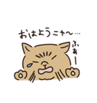 鼻ぺちゃ癒しねこ（個別スタンプ：4）