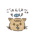 鼻ぺちゃ癒しねこ（個別スタンプ：10）