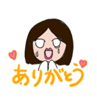 おでこ三角ちゃん（個別スタンプ：2）