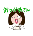 おでこ三角ちゃん（個別スタンプ：4）
