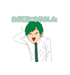 多彩な人たち・連絡編（個別スタンプ：6）