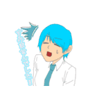多彩な人たち・連絡編（個別スタンプ：9）