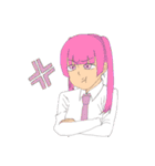 多彩な人たち・連絡編（個別スタンプ：14）