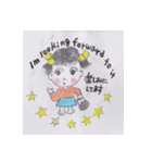 たのしいたのしいえつちゃん（個別スタンプ：4）