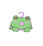 カエルの女の子（個別スタンプ：2）