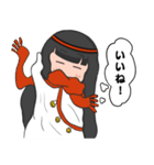 おばけ巫女の結びちゃん 気になるあの人へ（個別スタンプ：8）