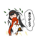 おばけ巫女の結びちゃん 気になるあの人へ（個別スタンプ：11）