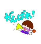 バスケ部応援ママスタンプ（個別スタンプ：14）