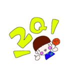 バスケ部応援ママスタンプ（個別スタンプ：16）
