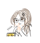 韓国の女子高生（個別スタンプ：6）