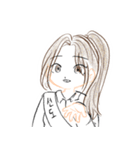 韓国の女子高生（個別スタンプ：7）