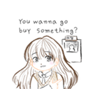 韓国の女子高生（個別スタンプ：12）