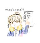 韓国の女子高生（個別スタンプ：19）
