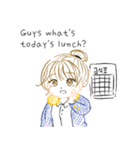 韓国の女子高生（個別スタンプ：20）