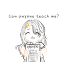 韓国の女子高生（個別スタンプ：22）
