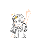 韓国の女子高生（個別スタンプ：23）