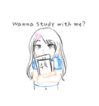 韓国の女子高生（個別スタンプ：26）