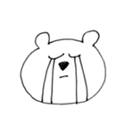 やる気のないくまのスタンプ。（個別スタンプ：27）
