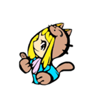 ネコかぶりのいつみちゃん（個別スタンプ：3）
