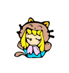 ネコかぶりのいつみちゃん（個別スタンプ：4）