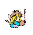 ネコかぶりのいつみちゃん（個別スタンプ：7）