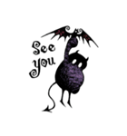 ミニマム悪魔といつでもハロウィン（個別スタンプ：16）